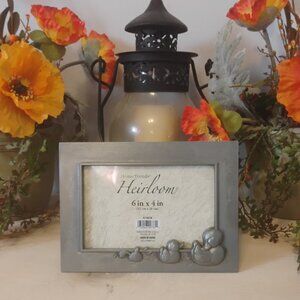 Little Duckies & Duck Bum Pewter Picture Frame by Home Trends